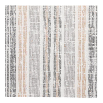 Servietten "ROYAL Collection" 1/4-Falz 40 cm x 40 cm grau "Stripes"