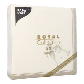 Servietten "ROYAL Collection" 1/4-Falz 40 cm x 40 cm gold "Festivities"