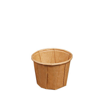 Dressingbecher, Papier "pure" 10 ml Ø 3,5 cm · 2,2 cm braun