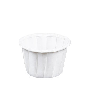 Dressingbecher, Papier "pure" 35 ml Ø 5 cm · 3,1 cm weiss