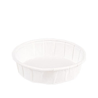 Dressingbecher, Papier "pure" 25 ml Ø 6 cm · 1,5 cm weiss