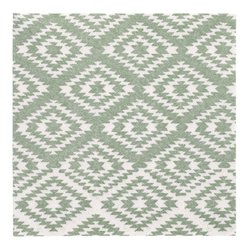 Servietten "ROYAL Collection" 1/4-Falz 40 cm x 40 cm dunkelgrün "Ethnic Look"