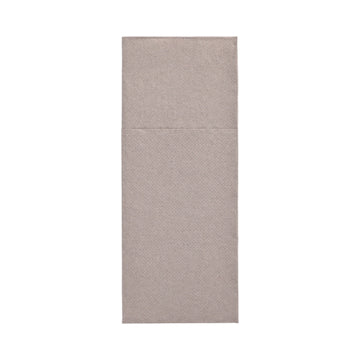 Servietten "ROYAL Collection" 40 cm x 30 cm grau mit Besteckfalz