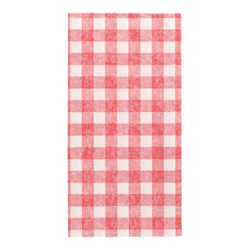 Servietten "ROYAL Collection" 1/8-Falz 40 cm x 40 cm rot "Vichy Karo"