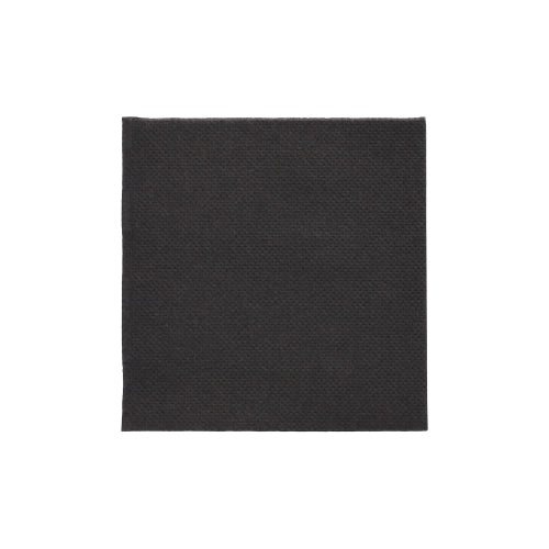 Servietten, 2-lagig "PUNTO" 1/4-Falz 20 cm x 20 cm schwarz
