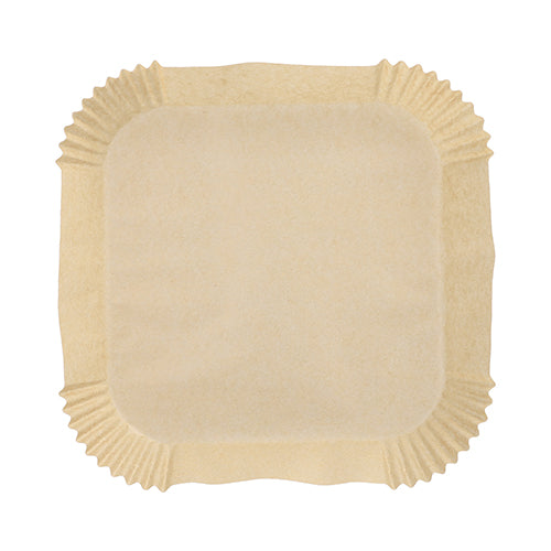 Backpapiere 20 cm x 20 cm x 4,5 cm braun für Heißluftfritteusen