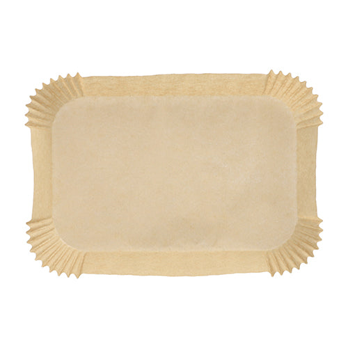 Backpapiere 22 cm x 14 cm x 4,5 cm braun für Heißluftfritteusen