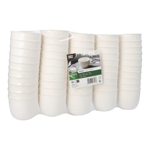 Schalen Zuckerrohr "pure" 175 ml Ø 7,2 cm · 5,5 cm weiss "Cella"