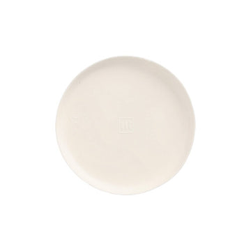 Teller Zuckerrohr "pure" rund Ø 9 cm · 1 cm weiss "Cella"