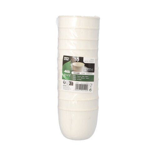 Schalen Zuckerrohr "pure" 175 ml Ø 7,2 cm · 5,5 cm weiss "Cella"