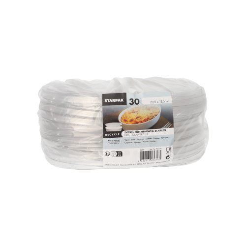 Deckel PET für Schalen oval 1 cm x 13,5 cm x 20,5 cm glasklar "Cella"