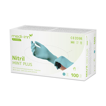 "Medi-Inn Classic" Handschuhe, Nitril puderfrei mint "Nitril Mint Plus" Größe: S