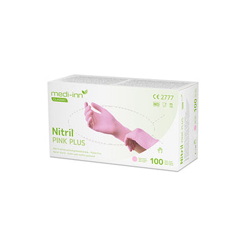 "Medi-Inn Classic" Handschuhe, Nitril puderfrei pink "Nitril Pink Plus" Größe XS