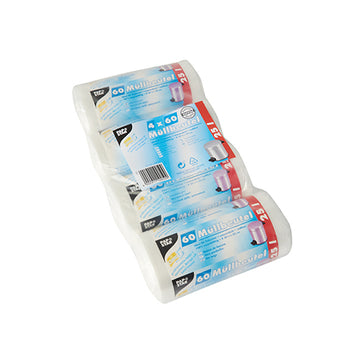 Müllbeutel, HDPE 25 l 52 cm x 50 cm transparent