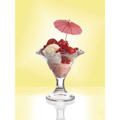 Deko-Picker 10 cm farbig sortiert "Eisschirmchen uni"