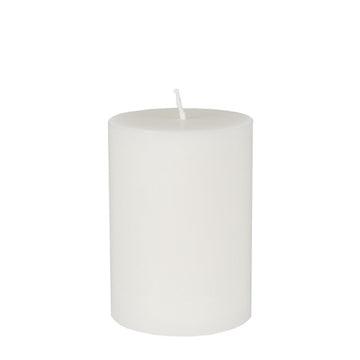 Stumpenkerze Ø 70 mm · 100 mm weiss aus 100% Stearin, durchgefärbt