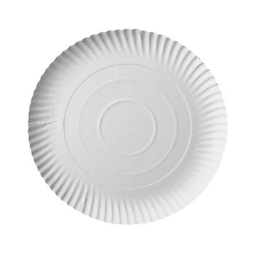 Teller, Pappe "pure" rund Ø 24 cm · 2 cm weiss