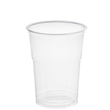 Trinkbecher "Hurricane", PET 0,4 l Ø 9,5 cm · 12,9 cm glasklar