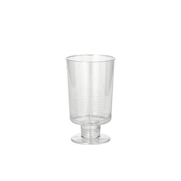 Stiel-Gläser für Weisswein, PS 0,1 l Ø 5,1 cm · 8,5 cm glasklar einteilig