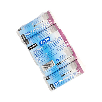 Müllbeutel, LDPE 5 l 44 cm x 36 cm weiss