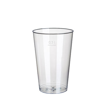 Trinkbecher, PS 0,3 l Ø 7,9 cm · 11,9 cm glasklar