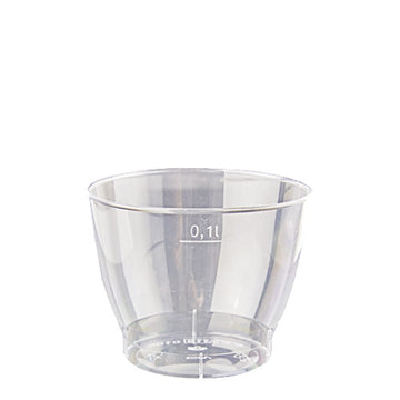Trinkbecher, PS 0,1 l Ø 6,8 cm · 5,4 cm glasklar