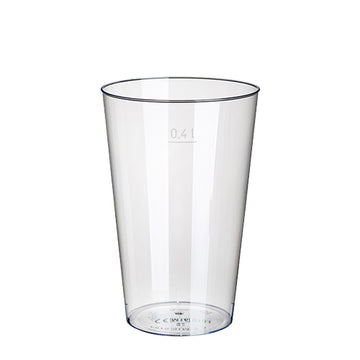 Trinkbecher, PS 0,4 l Ø 9 cm · 13 cm glasklar
