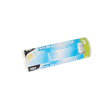 Müllbeutel, HDPE 60 l 72 cm x 60 cm transparent