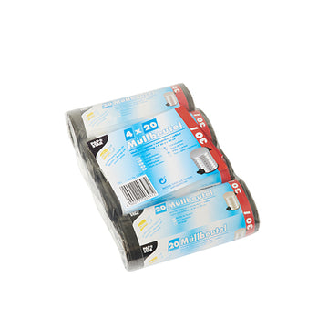 Müllbeutel, LDPE 30 l 60 cm x 50 cm grau
