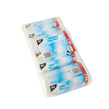 Müllbeutel, HDPE 35 l 69 cm x 55 cm transparent