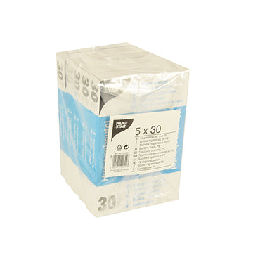 Hygienebeutel 28,5 cm x 8 cm x 7 cm weiss im Spenderkarton