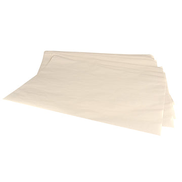 Blatt Flaschenseiden, 1/4 Bogen 50 cm x 37,5 cm weiss