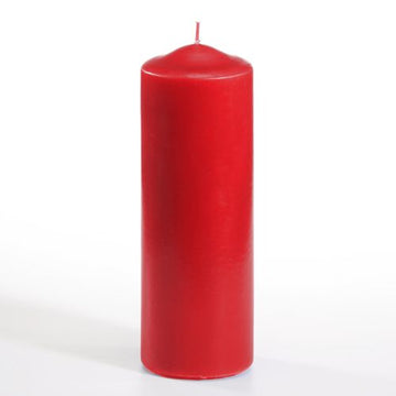 Stumpenkerze Ø 70 mm · 200 mm rot