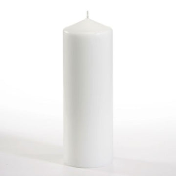 Stumpenkerze Ø 70 mm · 200 mm weiss