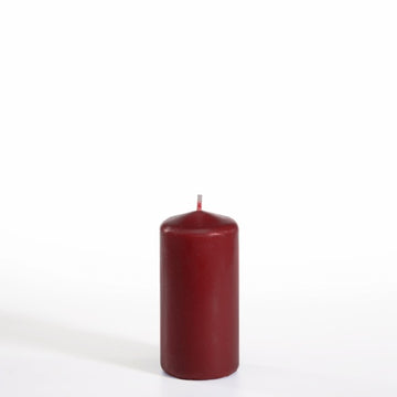 Stumpenkerze Ø 50 mm · 100 mm bordeaux