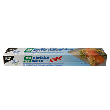 Alufolie 20 m x 30 cm in Faltschachtel