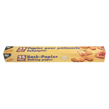 Backpapier 25 m x 38 cm braun in Faltschachtel