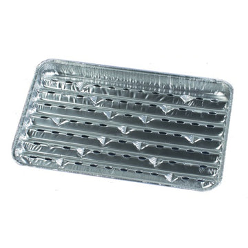 Grillschalen, Alu eckig 2,5 cm x 23 cm x 34 cm