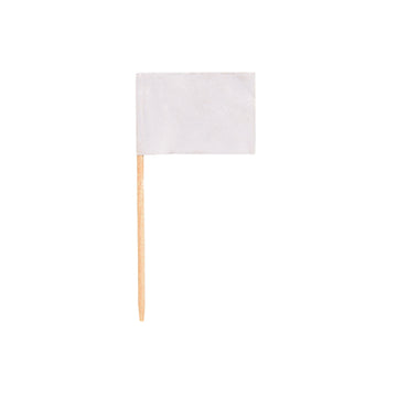Deko-Picker 8 cm weiss