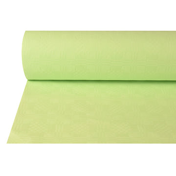 Papiertischtuch mit Damastprägung 50 m x 1 m pastellgrün