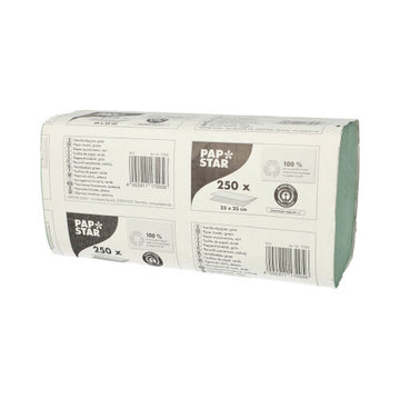 Blatt Handtuchpapier V-Falz 23 cm x 25 cm grün Zick Zack, 1-lagig