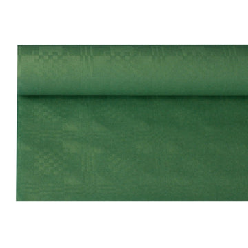 Papiertischtuch mit Damastprägung 8 m x 1,2 m dunkelgrün