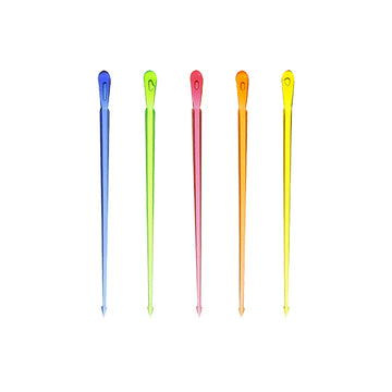 Deko-Picker, PS 8 cm farbig sortiert "Drop"