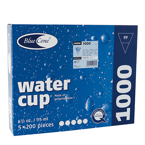 Spitzbecher, PP 115 ml Ø 7,03 cm · 9,5 cm blau Blue Cone