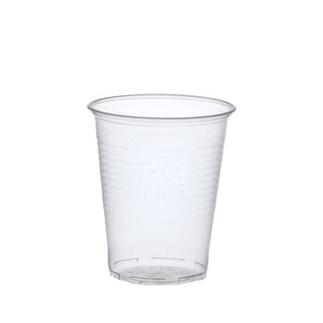 Trinkbecher, PP 0,3 l Ø 9,5 cm · 11,1 cm transparent mit Schaumrand