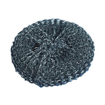 Topfreiniger, Draht rund Ø 12 cm · 3 cm silber , kratzend