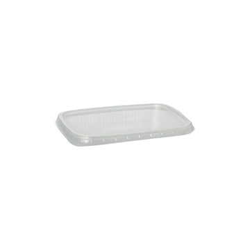 Deckel für Verpackungsbecher, PP eckig 0,6 cm x 8,1 cm x 10,8 cm transparent