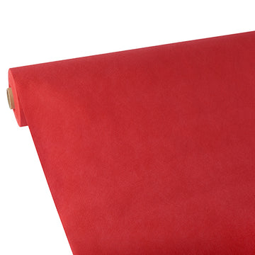 Tischdecke, stoffähnlich, Vlies "soft selection" 25 m x 1,18 m rot