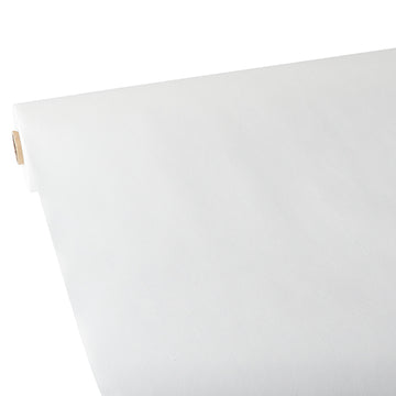 Tischdecke, stoffähnlich, Vlies "soft selection" 25 m x 1,18 m weiss