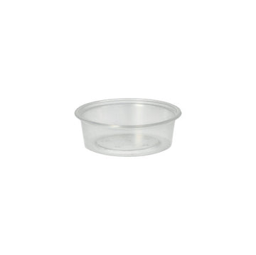 Dressingbecher, PP rund 50 ml Ø 7,1 cm · 2,4 cm transparent